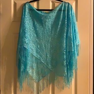 Light blue lace tunic